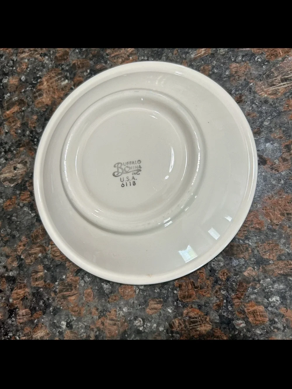 Cream Ceramic Cat Bowl with Brown Trim and Playful Cat Illustration